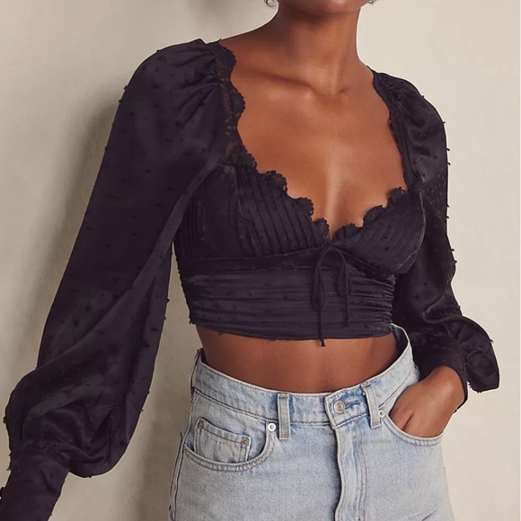 For Love And Lemons Tops - For Love & Lemons Liz Crop Top